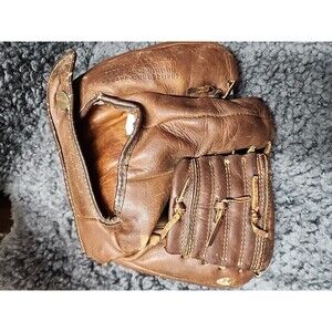 Vintage RARE 1947 Wilson A2200 the Ball Hawk 3 Baseball Glove 2 finger Mitt
